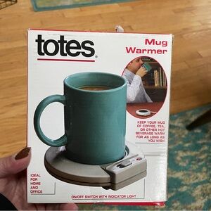 Totes Mug Warmer Electric Model #71413 Office Coffee Tea Kitchen NWOT
